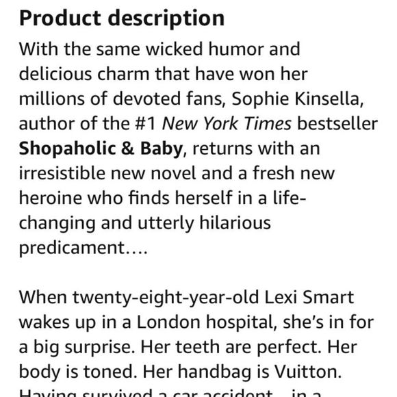 Sophie Kinsella Remember Me? - Picture 4 of 7